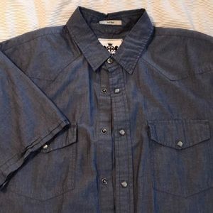 Express denim look shirt